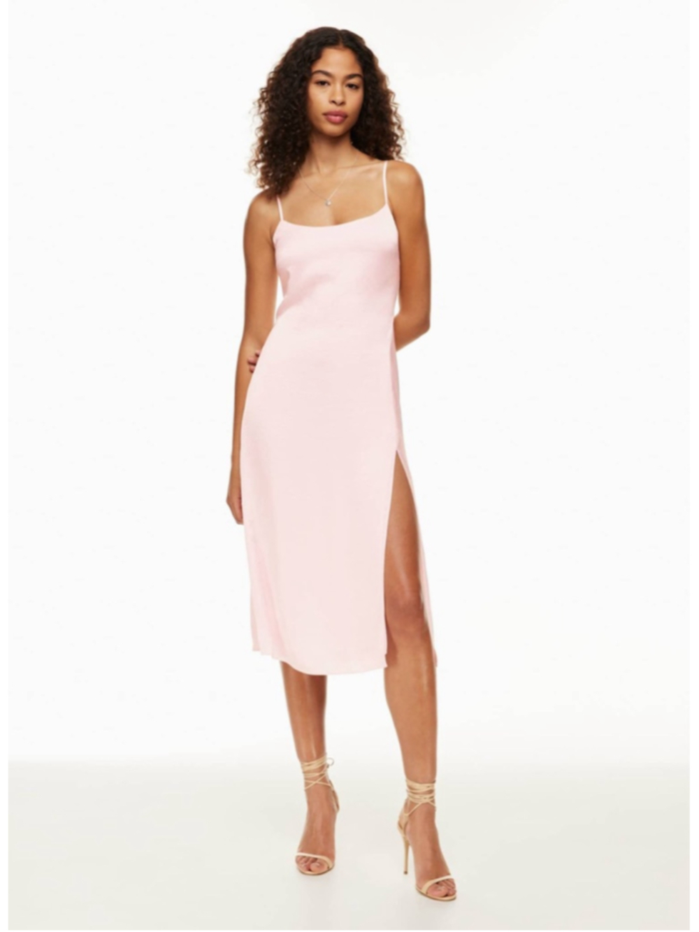 #010 - WILFRED - ($148) AFFOGATO SATIN DRESS // PTP - 16 / L (C-H) - 39
